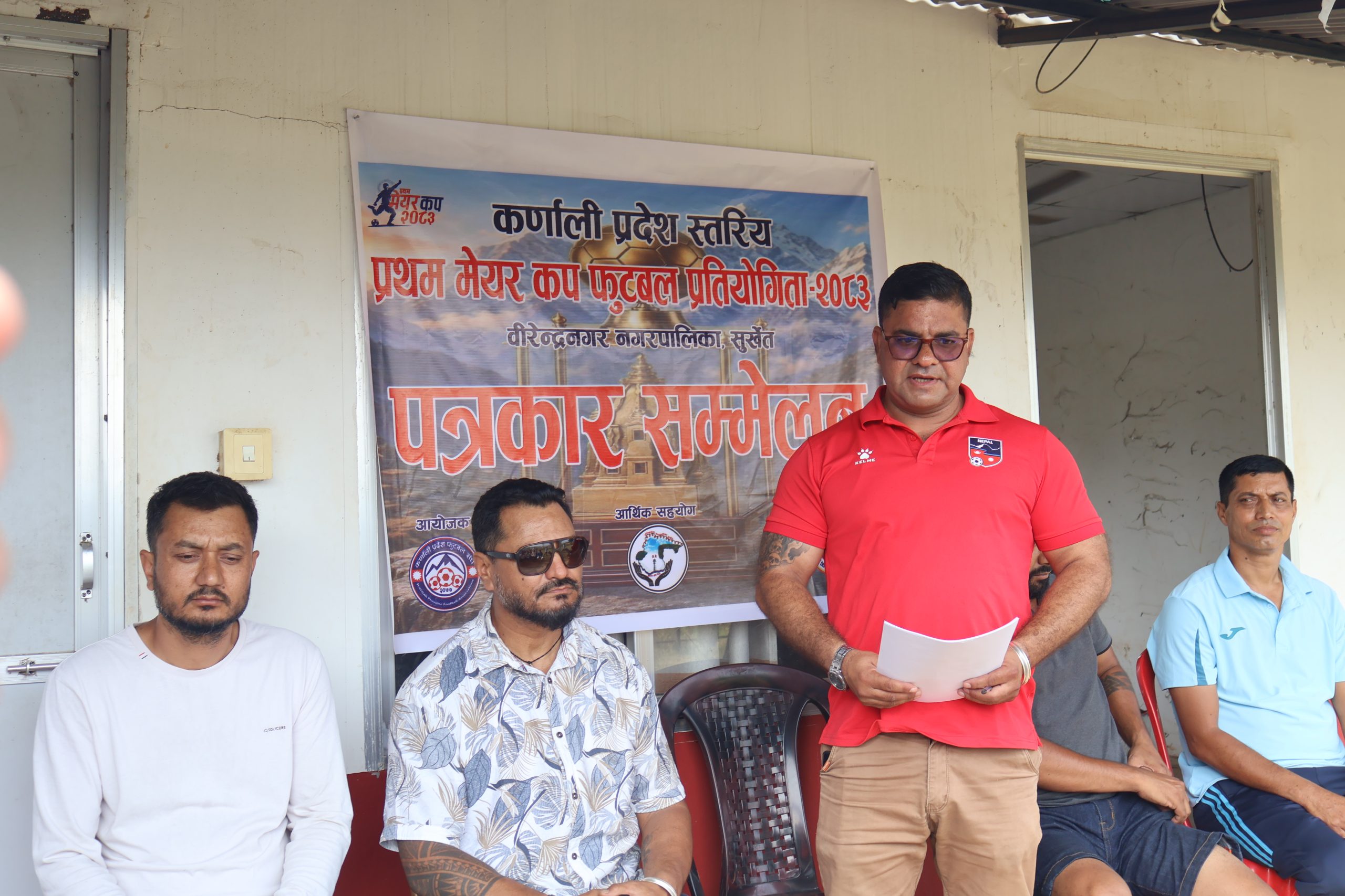 प्रथम मेयर कप फुटबल प्रतियोगिता भोलीबाट सुरूहुँदै
