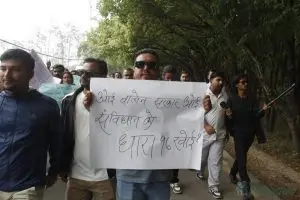 स्ववियु खारेजी विरोधमा त्रिविमा संयुक्त विद्यार्थी संगठनको मार्च पास (तस्बिरहरू)