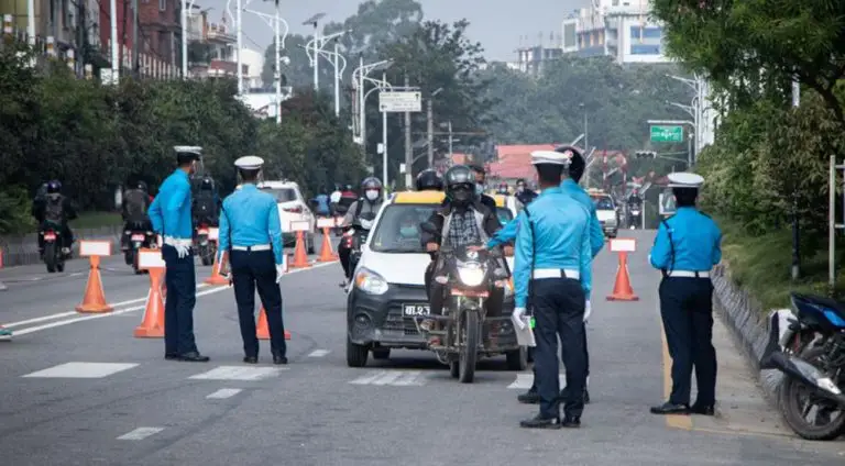 ट्राफिक कारबाहीबाट एकै दिन २२ लाख बढी राजस्व